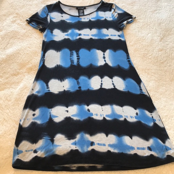 u-Knit | Tunic T-shirt Dress Tie Dye - Size Small - Picture 2 of 5